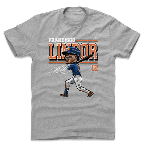Francisco Lindor Cartoon WHT