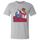 Kyle Schwarber Philadelphia Graffiti WHT