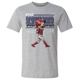 Kyle Schwarber Philadelphia Cartoon WHT