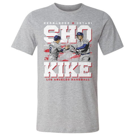 Shohei Ohtani & Enrique Hernandez Los Angeles D Duo WHT