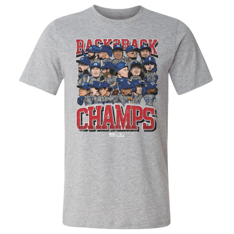 Los Angeles D Baseball Back 2 Back Champs 2025 WHT