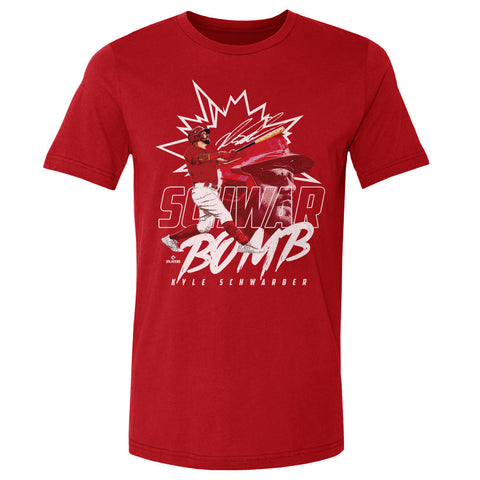 Kyle Schwarber Philadelphia Dual Schwar Bomb WHT