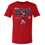 Kyle Schwarber Philadelphia Cartoon WHT