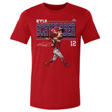 Kyle Schwarber Philadelphia Cartoon WHT