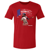 Brandon Marsh Philadelphia American Flag Swing WHT