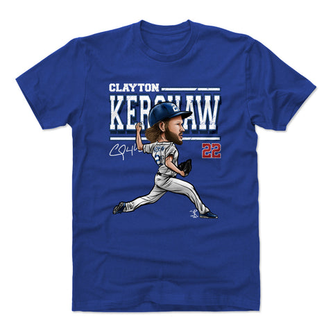 Clayton Kershaw Cartoon WHT