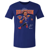 Jalen Brunson New York Knicks Caricature WHT