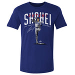 Shohei Ohtani Los Angeles D Base Pose WHT