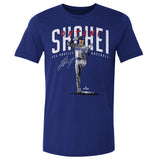 Shohei Ohtani Los Angeles D Base Pose WHT