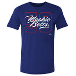 Mookie Betts Los Angeles D Number Script WHT