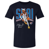 Shai Gilgeous-Alexander Oklahoma City Thunder Caricature WHT