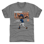 Francisco Lindor Cartoon WHT