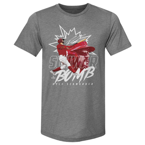 Kyle Schwarber Philadelphia Dual Schwar Bomb WHT