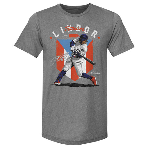 Francisco Lindor New York M Country Flag WHT