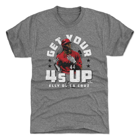 Elly De La Cruz Cincinnati 4's Up WHT