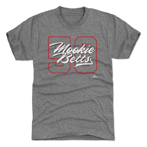 Mookie Betts Los Angeles D Number Script WHT