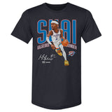 Shai Gilgeous-Alexander Oklahoma City Thunder Caricature WHT