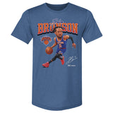Jalen Brunson New York Knicks Caricature WHT