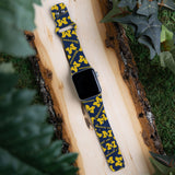 Michigan Wolverines HD Apple Watch Band
