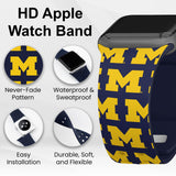Michigan Wolverines HD Apple Watch Band