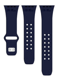 Mississippi Ole Miss Rebels Engraved Apple Watch Band