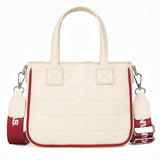 Arkansas Razorbacks Embossed Tote Bag with Coin Pouch