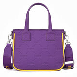 LSU Tigers Embossed Tote Bag with Coin Pouch