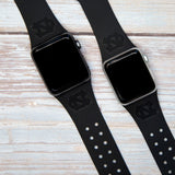 North Carolina Tar Heels Engraved Apple Watch Band