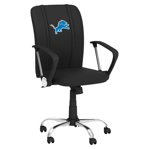 Curve Task Chair with  Detroit Lions Primary Logo