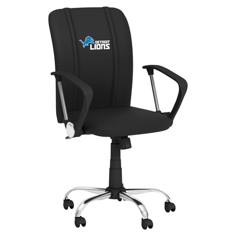 Curve Task Chair with  Detroit Lions Secondary Logo