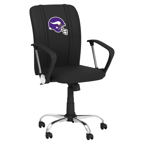 Curve Task Chair with  Minnesota Vikings Helmet Logo