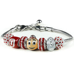 Ohio State Buckeyes Christmas Bracelet
