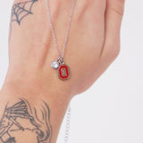 Ohio State Buckeyes Block O Charm Necklace