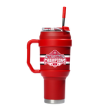 Ohio State 2024 National Champions 40oz Red Stainless Steel Tumbler