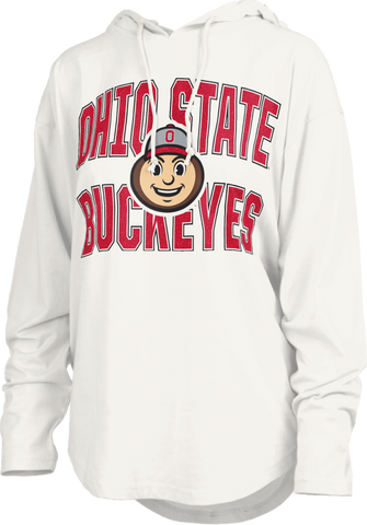 Ohio State Buckeyes "Maxima Glittler" Light Weight Hooded Top