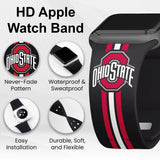 Ohio State Buckeyes HD Apple Watch Band