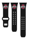 Ohio State Buckeyes Apple Watch Band - Black