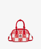 Ohio State Buckeyes Paisley Bandana Mini Satchel Crossbody Bag