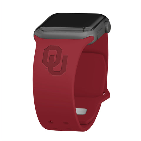 Oklahoma Sooners Engraved Apple Watch Band