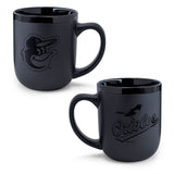 Baltimore Orioles Black Matte Ceramic Mug 17 oz.