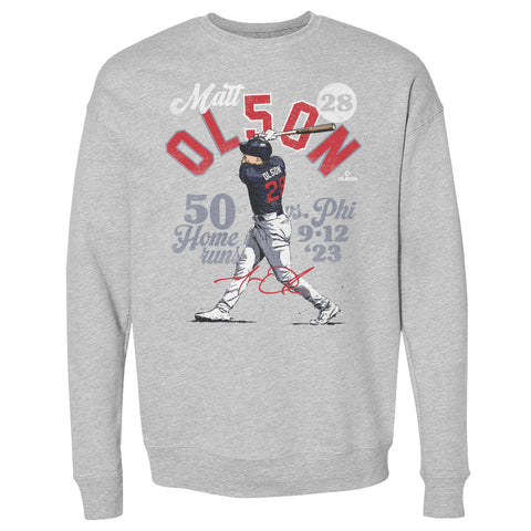 Matt Olson Atlanta 50 Homers WHT