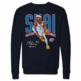 Shai Gilgeous-Alexander Oklahoma City Thunder Caricature WHT