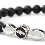 Denver Broncos Beaded Bracelet