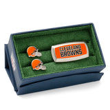 Cleveland Browns Cufflinks and Cushion Money Clip Gift Set