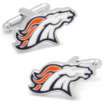 Denver Broncos Cufflinks and Tie Bar Gift Set