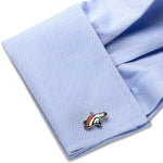 Denver Broncos Cufflinks and Tie Bar Gift Set