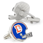 Retro Denver Broncos Helmet Cufflinks