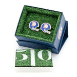 Retro Denver Broncos Helmet Cufflinks