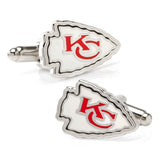 Kansas City Chiefs Cufflinks and Tie Bar Gift Set