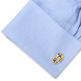 NCAA LSU Tiger's Eye Cufflinks and Tie Bar Gift Set